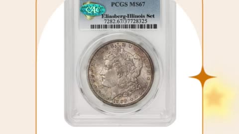 1902 S American Silver Morgan Dollar MS-67 Illinois Set $1 PCGS/CAC MS67