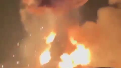 Morozovsk air base in Rostov getting hit with a tactical nuke, first angle