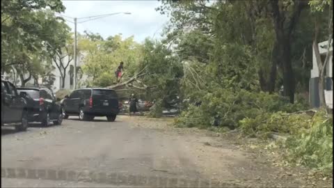 Hurricane Irma finally left San Juan in Puerto Rico