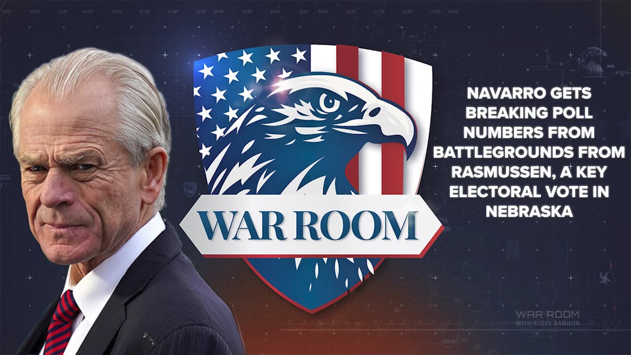 Peter Navarro | Navarro Gets Breaking Poll Numbers From Battlegrounds From Rasmussen, A Key Electoral Vote in Nebraska