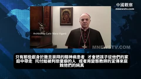 維加諾大主教：川普四年任期標志著美國和全人類歷史轉折點 取決於川普總統能否以堅定決心打敗深. 國🔥🔥不要被邪惡所勝 而要以善勝惡🔥🔥