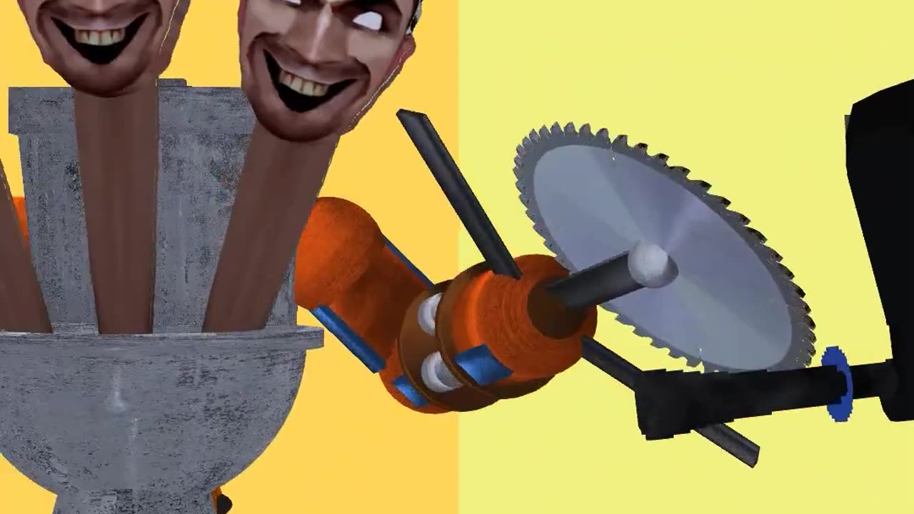 Cameraman vs TVMan window punch Bezos