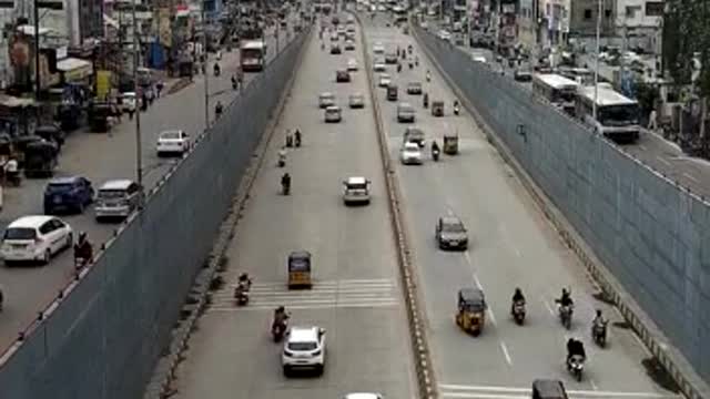 Beautiful four way road