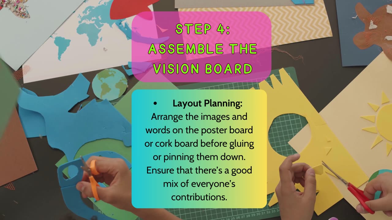 "Day 1: Start Your Summer Challenge: Create a Family Vision Board!"