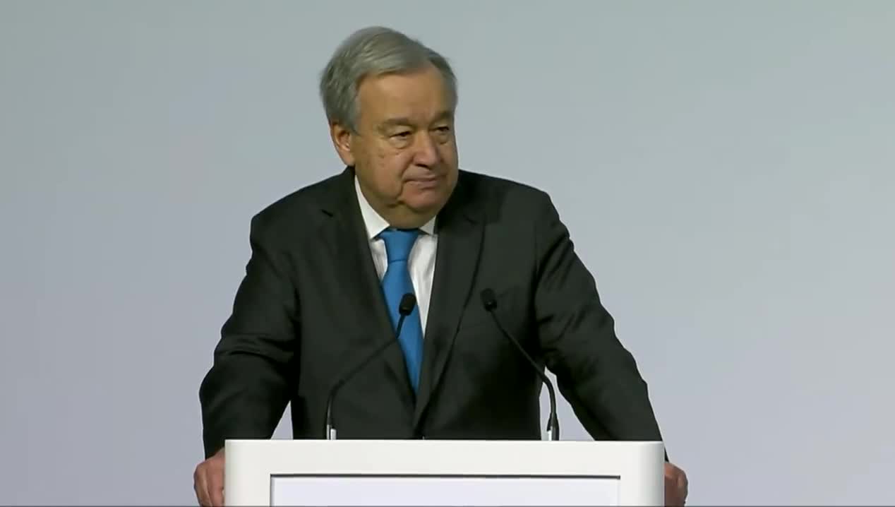 UN chief: World now faces an "ocean emergency"