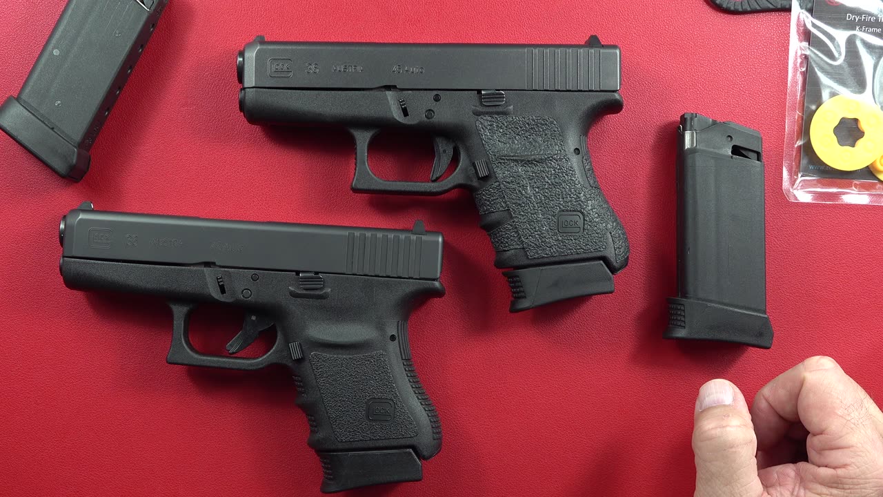 Glock model 36 .45ACP single stack Pocket CANNON!