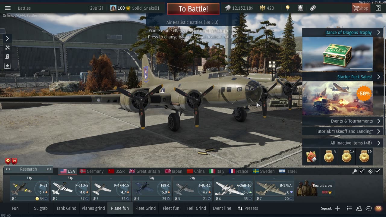 War Thunder USA Naval HMS Barham Event part 11 plus USAF BDay Decal