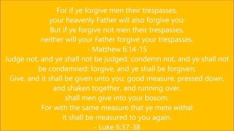 Power of Forgiveness!