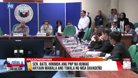 Sen. Bato, ikinababahala ang tingin sa mga kapulisan ngayon sa Davao City