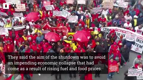 National shutdown: Cosatu, Saftu workers march in Cape Town