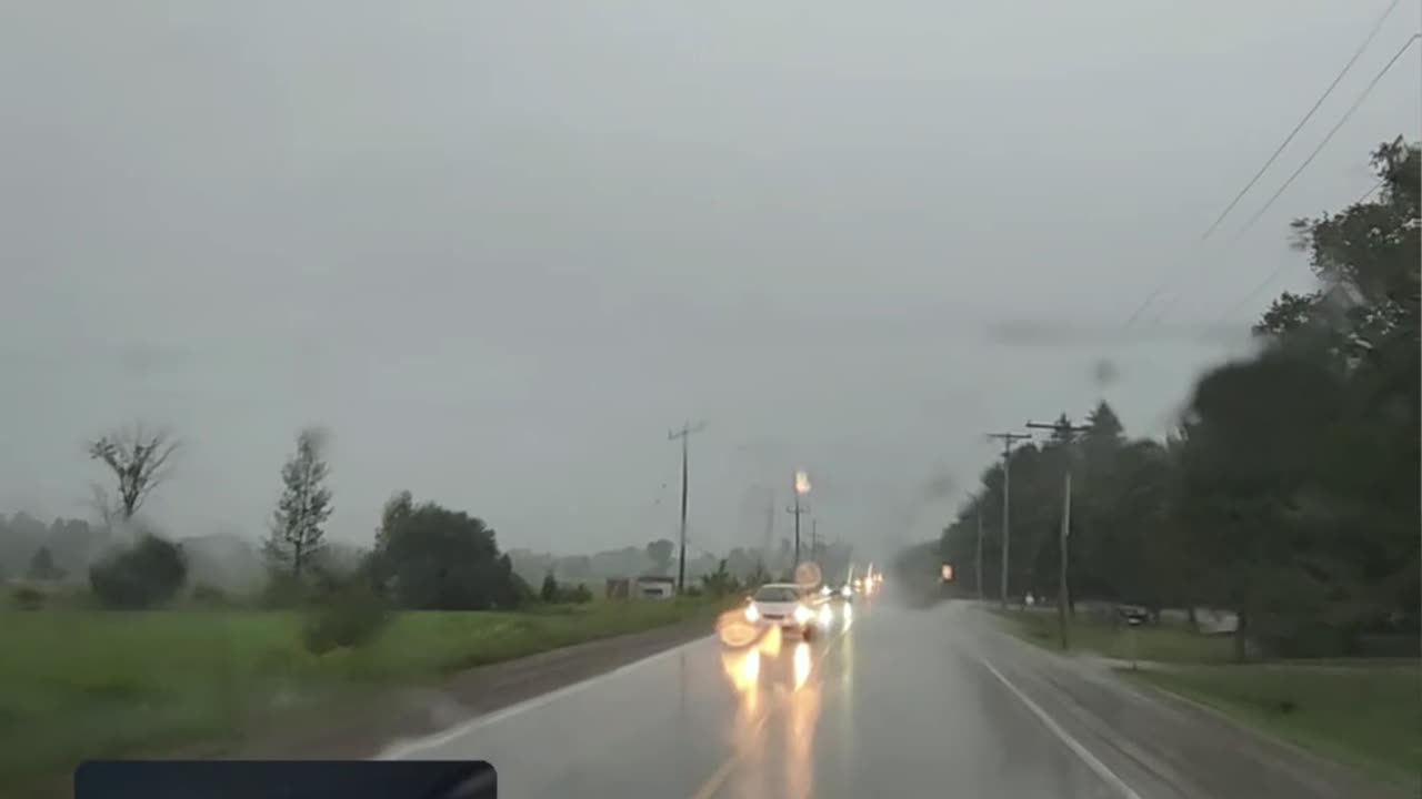 08-17-24 - Sauble Beach Trip - Hard Rain In Hepworth, Ontario - Part-1
