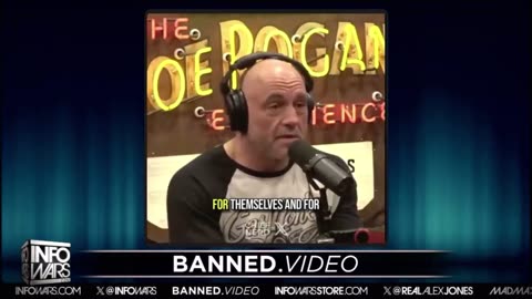 Owen Schroyer shows Joe Rogan speaking about war