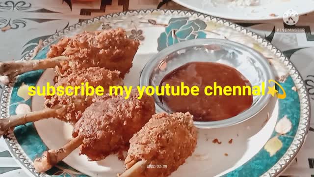 Chicken Lollipop Home made Recipe