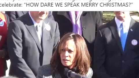 Kamala Says How Dare We Say Merry Christmas