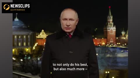 Russia President Vladimir Putin Delivers His 2022 New Year's Message