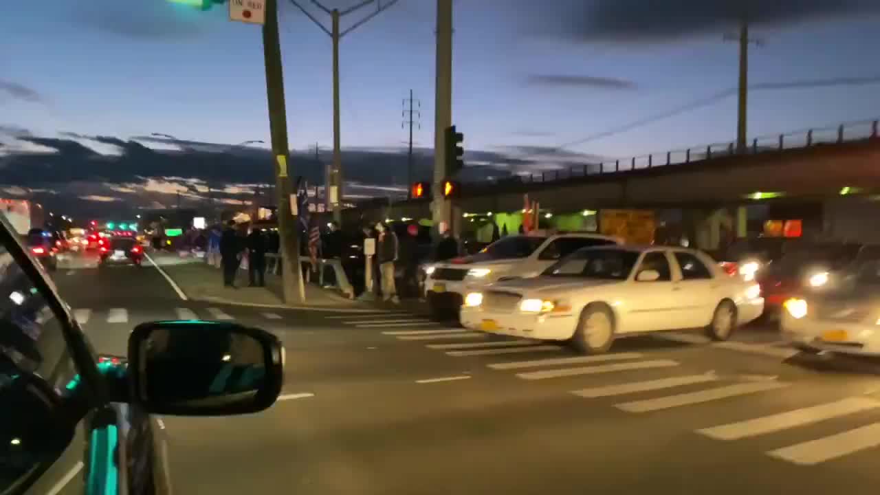 Trump 2020. New York election day.