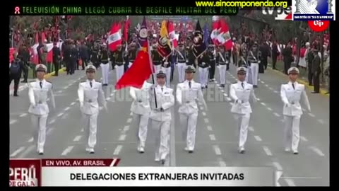 EN CHINA VIERON TODO EL DESFILE PERUANO POR SU INDEPENDENCIA