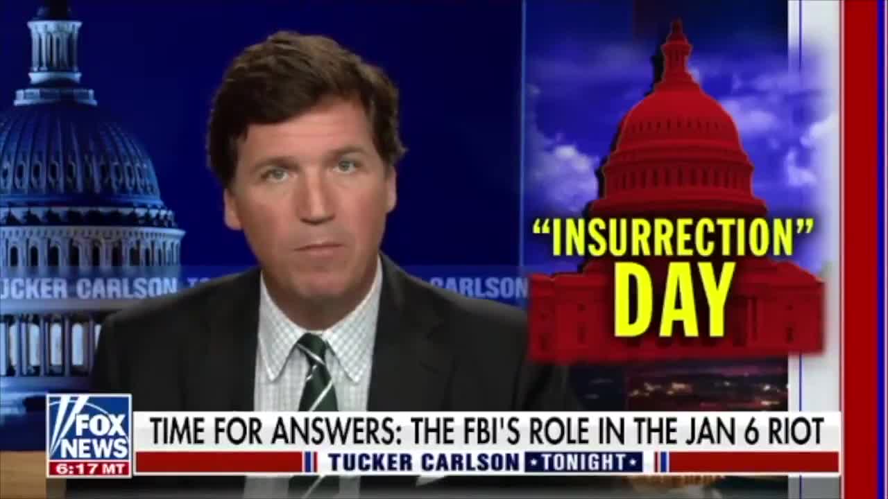 Tucker Carlson’s Response to Media Freak Out About Questioning FBI’s Role