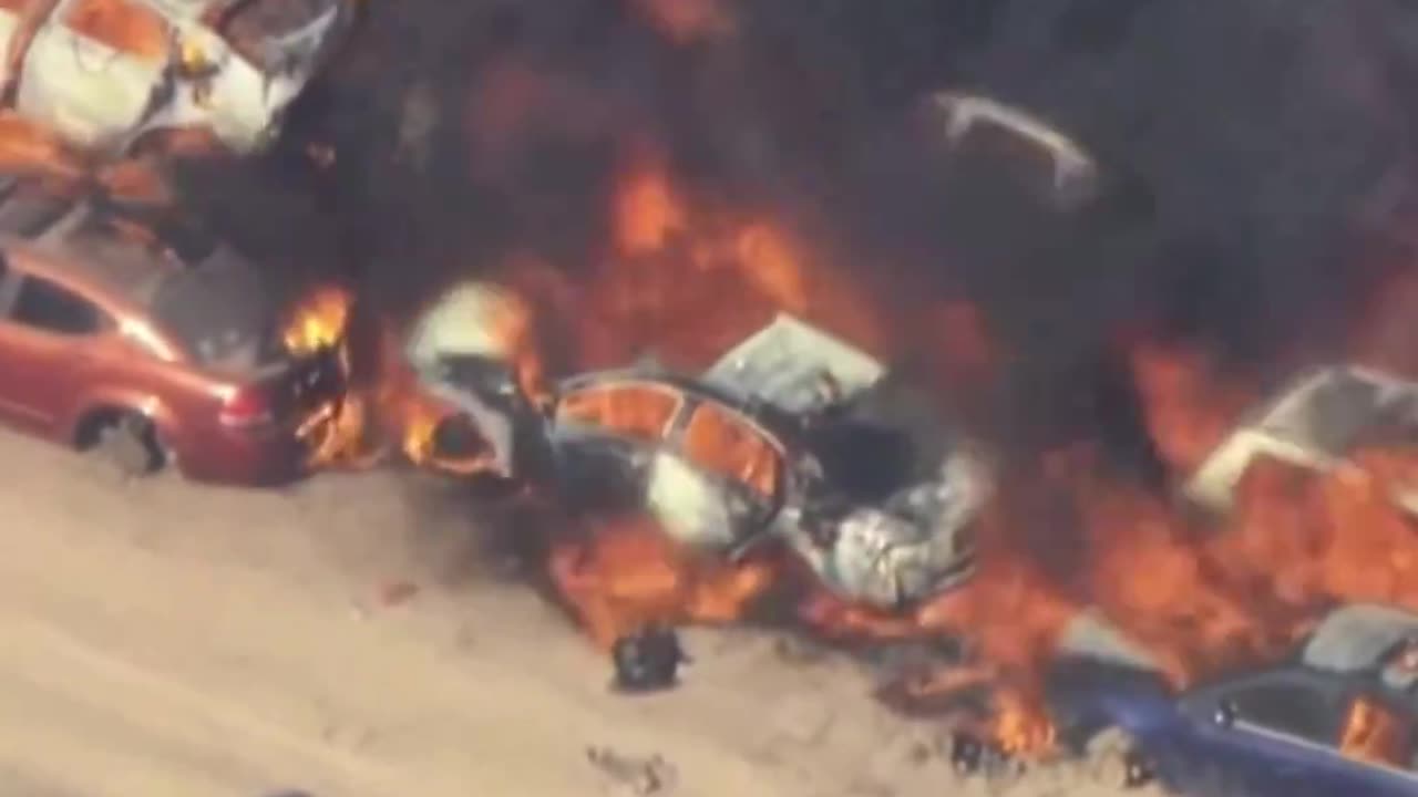 More Than 1,500 Cars Burn in Massive Junkyard Fire in SoCal