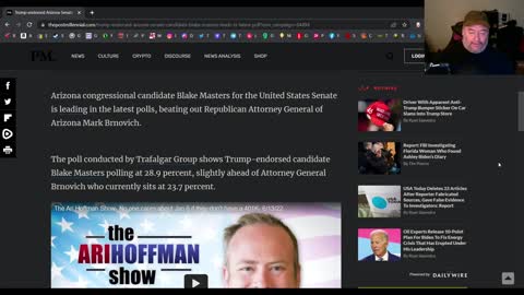 Trump endorses Arizona GOP senate candidate Blake Masters