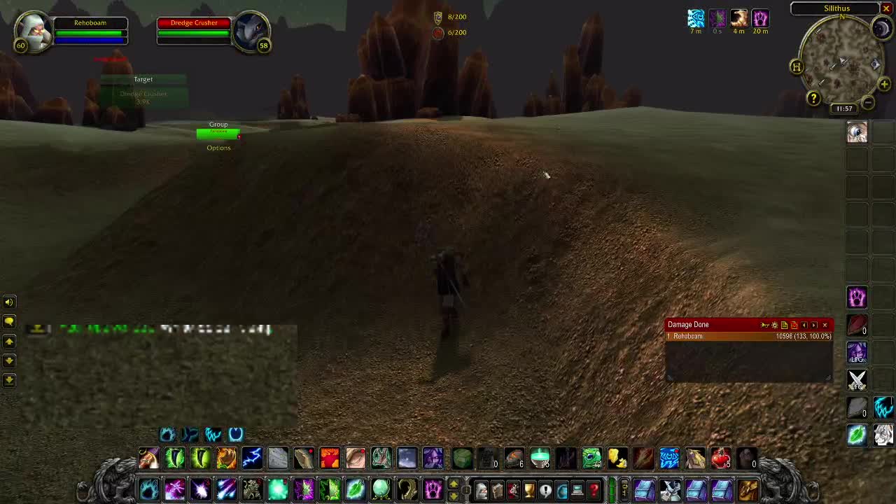 World of Warcraft Classic Druid Solo Play in Desert