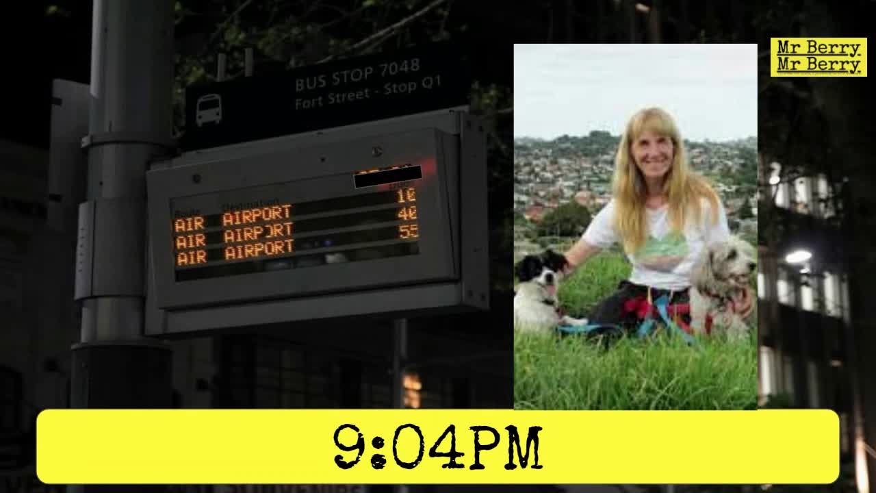 Cathy Casey Waits for the Bus