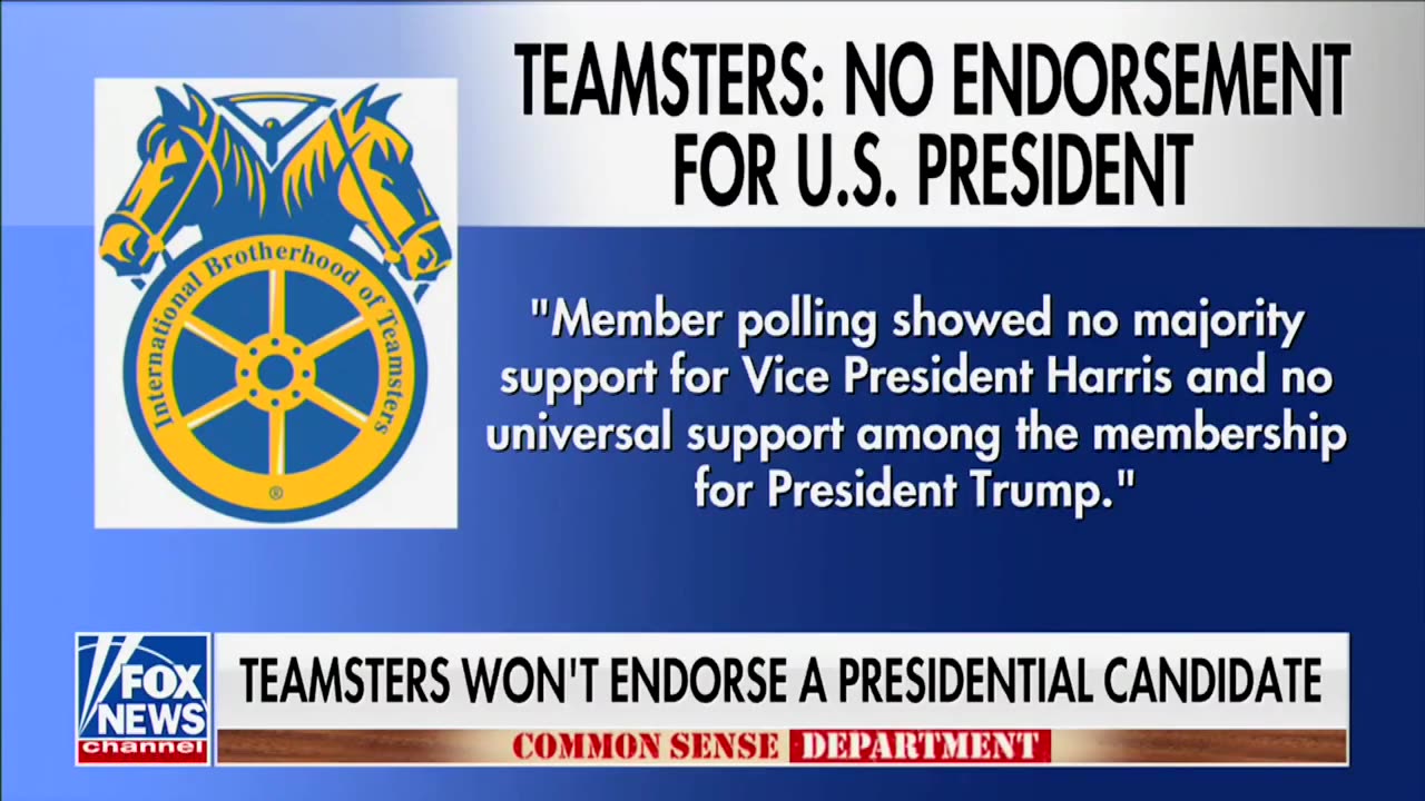 'I'm Seeing Trump Stickers': Teamster Says Union's Leadership 'Not Listening' To Members