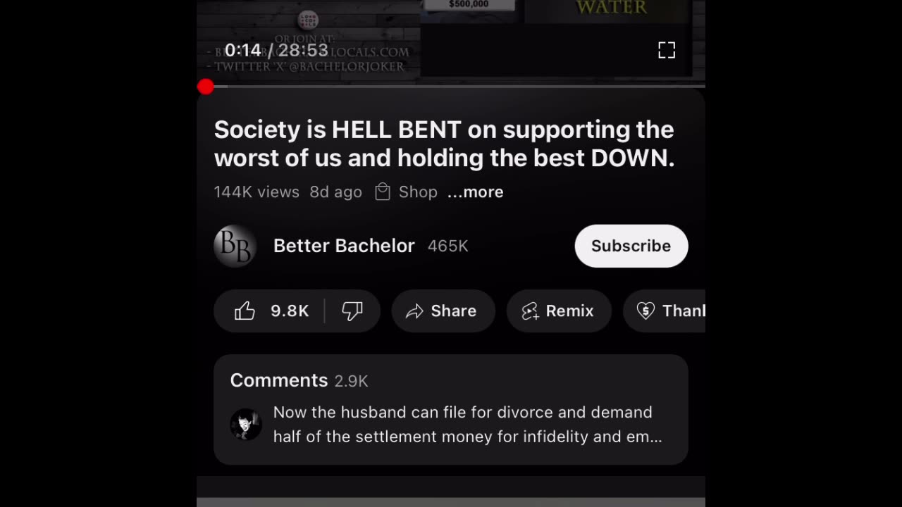 Probably because you all want to play with children, if you know what I mean