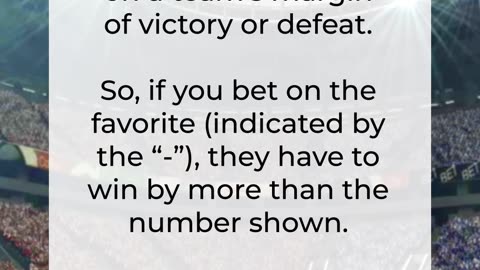The Bet Types: Spread