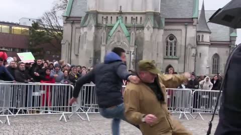 Koranbrenning Slow Motion Kristiansand 16.11.2019