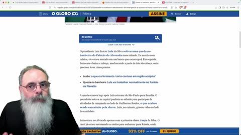 HISTÓRIA da QUEDA do LULA está MAL CONTADA: MÉDICO viajou para CASO BANAL? HEMORRAGIA CEREBRAL?