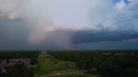 Stormy Day On Top Of The Hill 4K