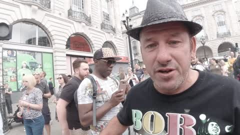 2021 june 26th london protest.biggest 7 .