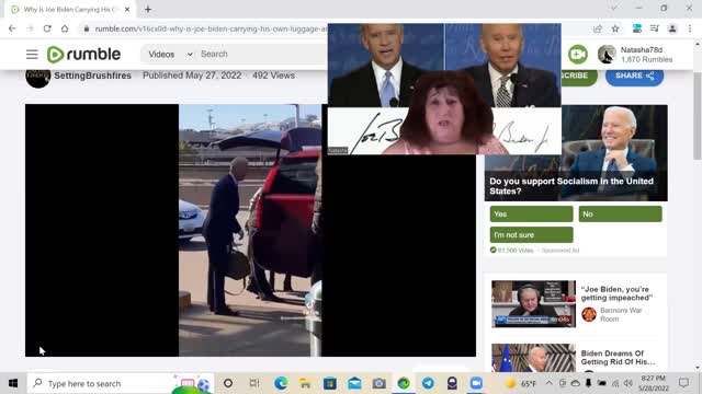 JOE BIDEN Should Not Be Without Secret Service & Carrying Their Own Luggage, So WHO IS THIS?