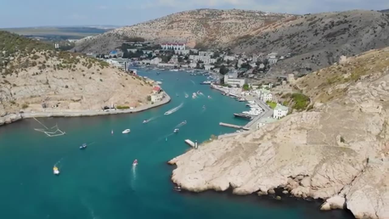 FLYING OVER BLACK SEA 4K UHD Relaxing Music With Spectacular Natural Video For Relaxation On TV