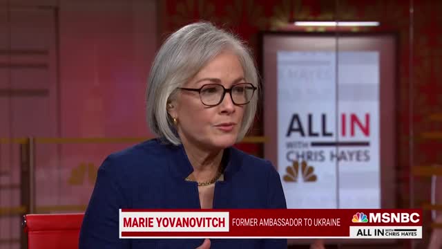 Handling Of Ukraine Under Trump Gave Putin 'Encouragement’ Says Amb. Yovanovitch