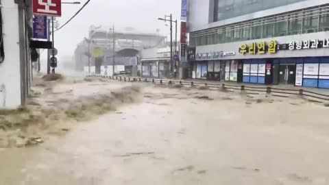 FLOODING IN SOUTH KOREA