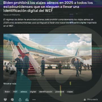 Biden prohibirá los viajes aéreos en 2025