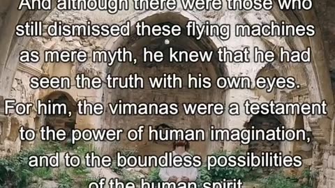 "I found a Vimana"