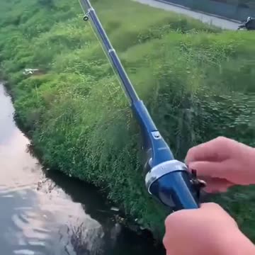Portable Folding Fishing Pole with Reel
