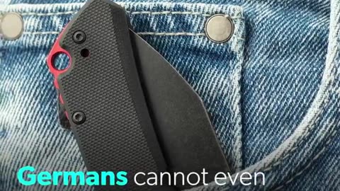 The German government imposes prison like ideas like banning all knives