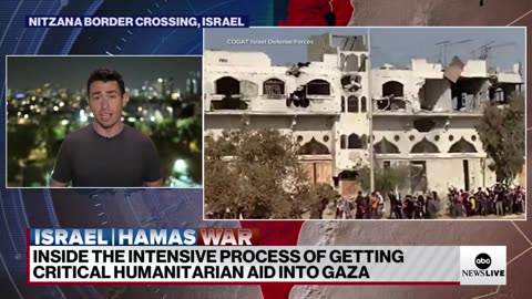 Critical humanitarian aid being delayed getting into Gaza