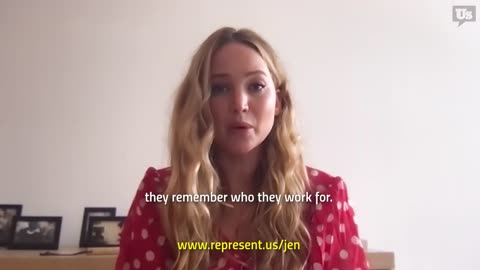 Jennifer Lawrence: Democracy is at a critical moment in America