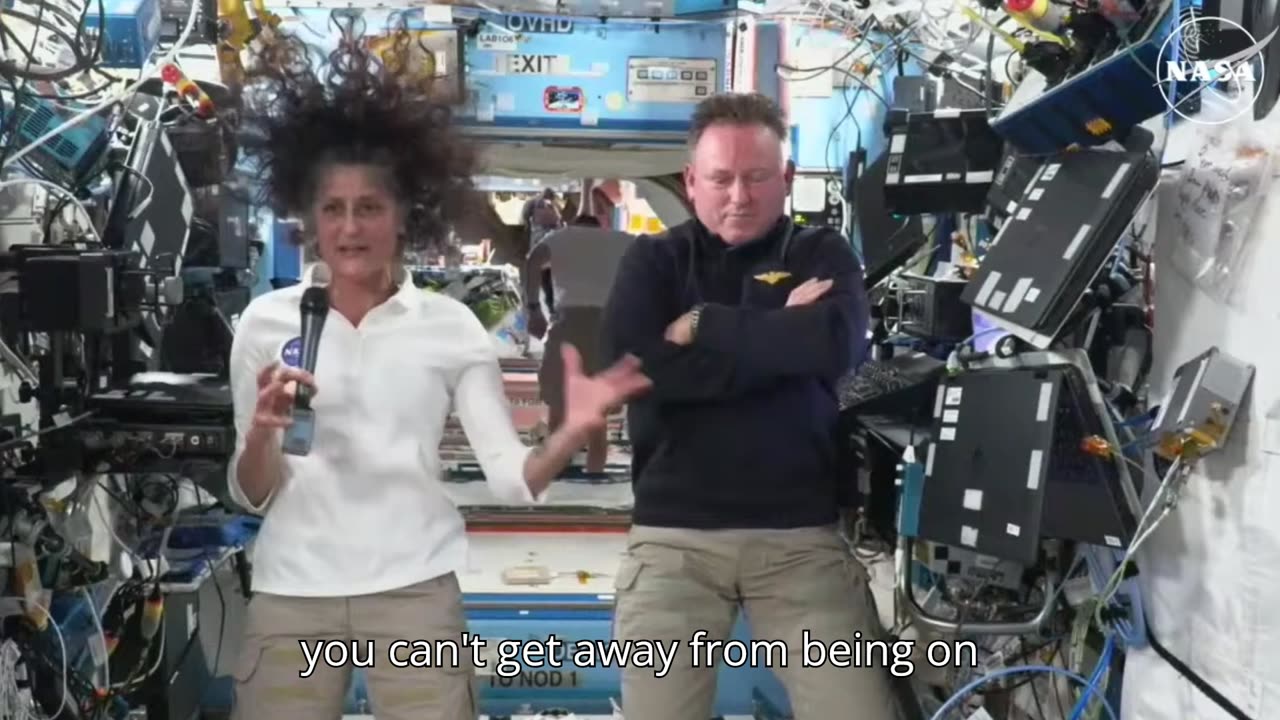 NASA Astronauts Butch Wilmore and Suni Williams live from the Space Station