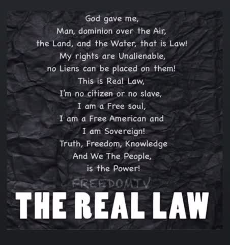 I am a Free American for first time in over 150 years, in the restored republic!