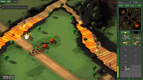 8 Bit Armies Guardians Campaign operation fire and flame gameplay