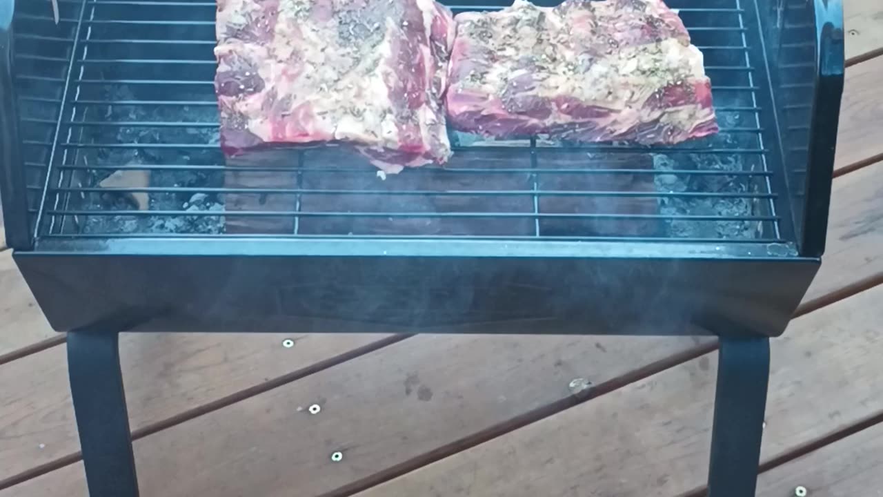 Cherry Wood Smoked Ribs