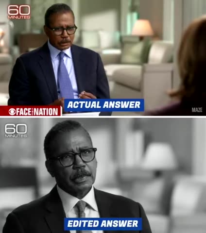 Harris - Media's Help To Get Her The Right Answer..