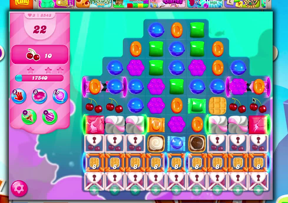 Candy Crush Level 8543 (No Boosters)