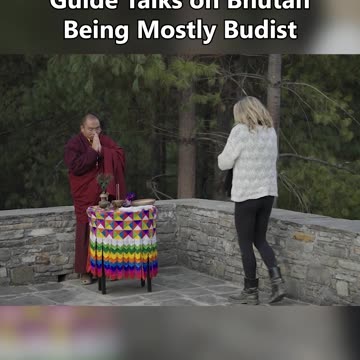 Guide Talks on Bhutan Being Mostly Buddhist | Kimpton's Bright Lights Travel Show